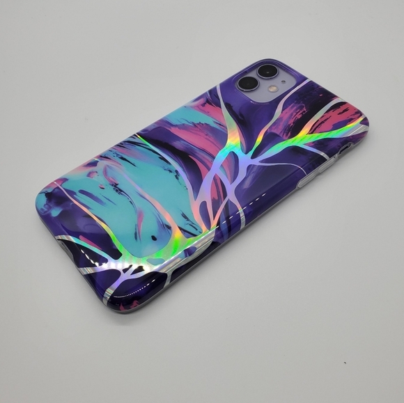 iPhone 12 Case, iPhone 12 Pro Case, iPhone 12 Pro Max Case Marble Electroplated - Picture 6 of 6